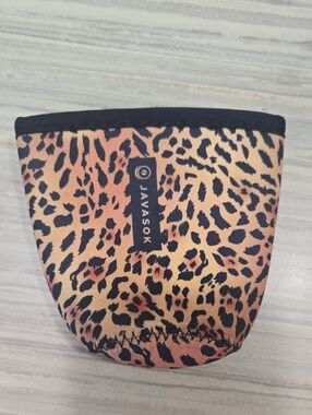 JAVASOK Leopard Print Neoprene Cup Sleeve - Small 16-20 Oz